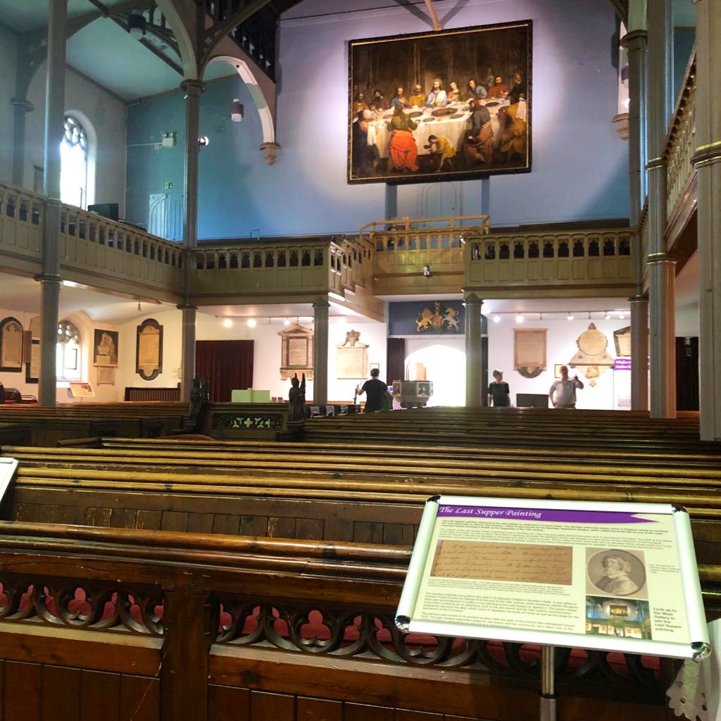 Windsor_Museum's tweet photo. Last week we installed an exhibition at Windsor Parish Church of St John the Baptist to mark 200 years since the the church was rebuilt. 

The exhibition will remain permanently in the church so visitors can learn about the Parish Church from its medieval origins to the present. https://t.co/H7WQOcjPoo