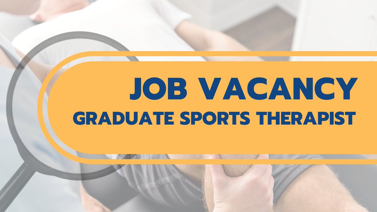 TheSSTofficial's tweet photo. #JobVacancy Graduate Sports Therapist (Clinical) for Great Northern Physiotherapy Ltd, Lincoln

https://t.co/QI7qaK25WP

#GradSportsTherapist #SportsTherapy https://t.co/EhUdPmbm9R