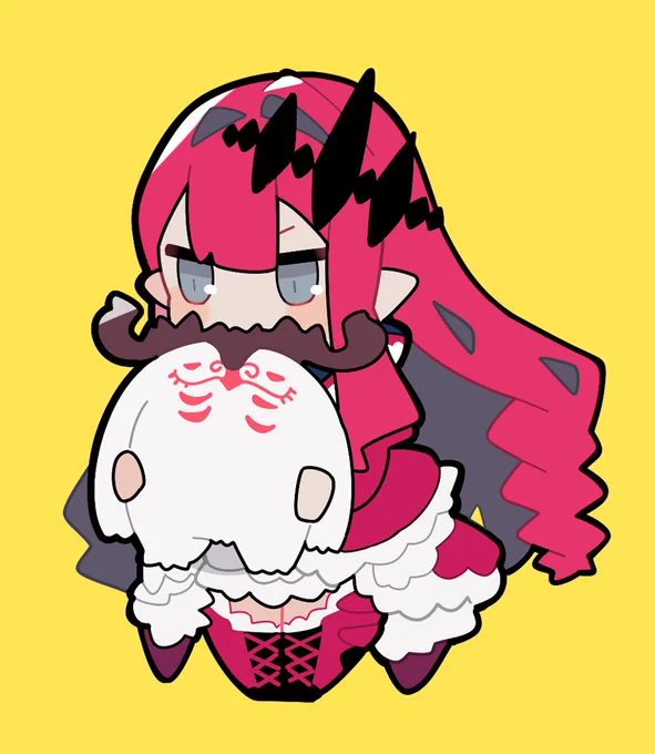 夏コミのFGO新刊表紙用に描いたデフォルメ、アイコン用に置いておきますーなぜなら可愛く描けたから!借りてます表記とかは無くて大丈夫ですー(1/2) 