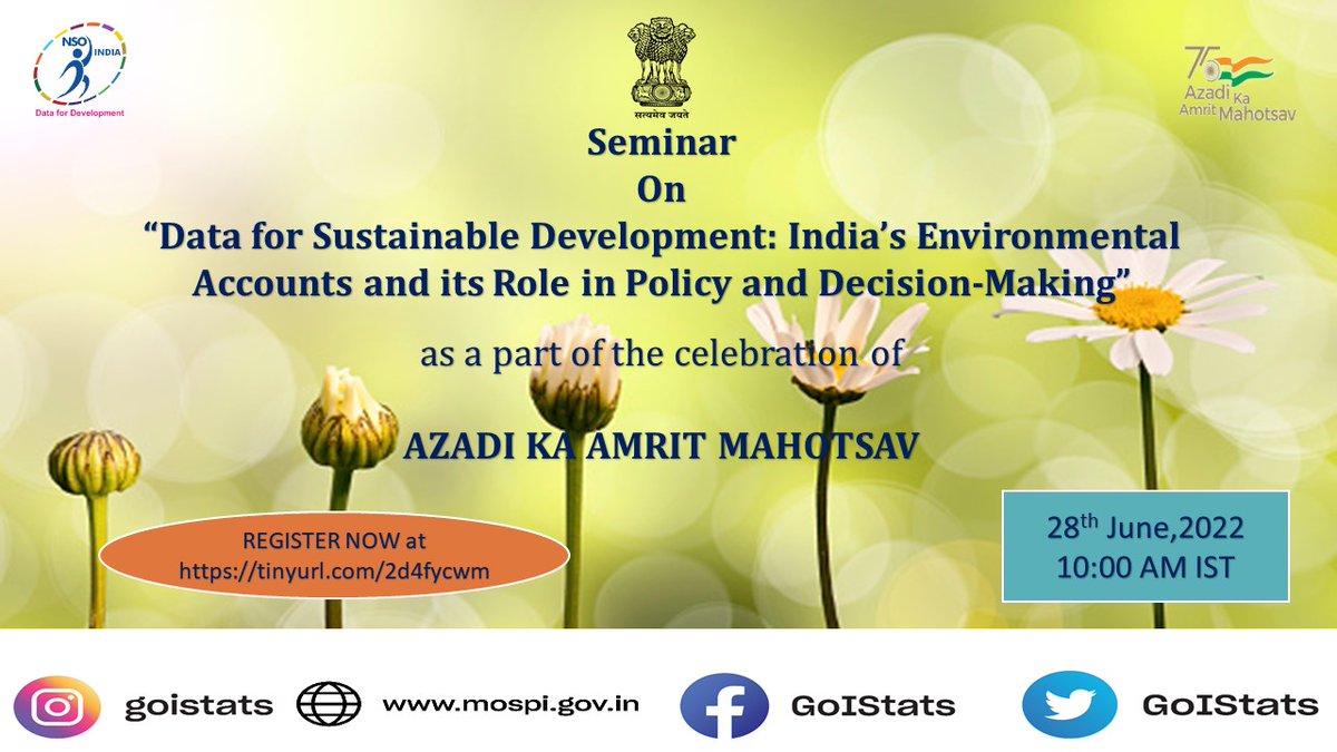 Ministry of Statistics & Programme Implementation tweet media