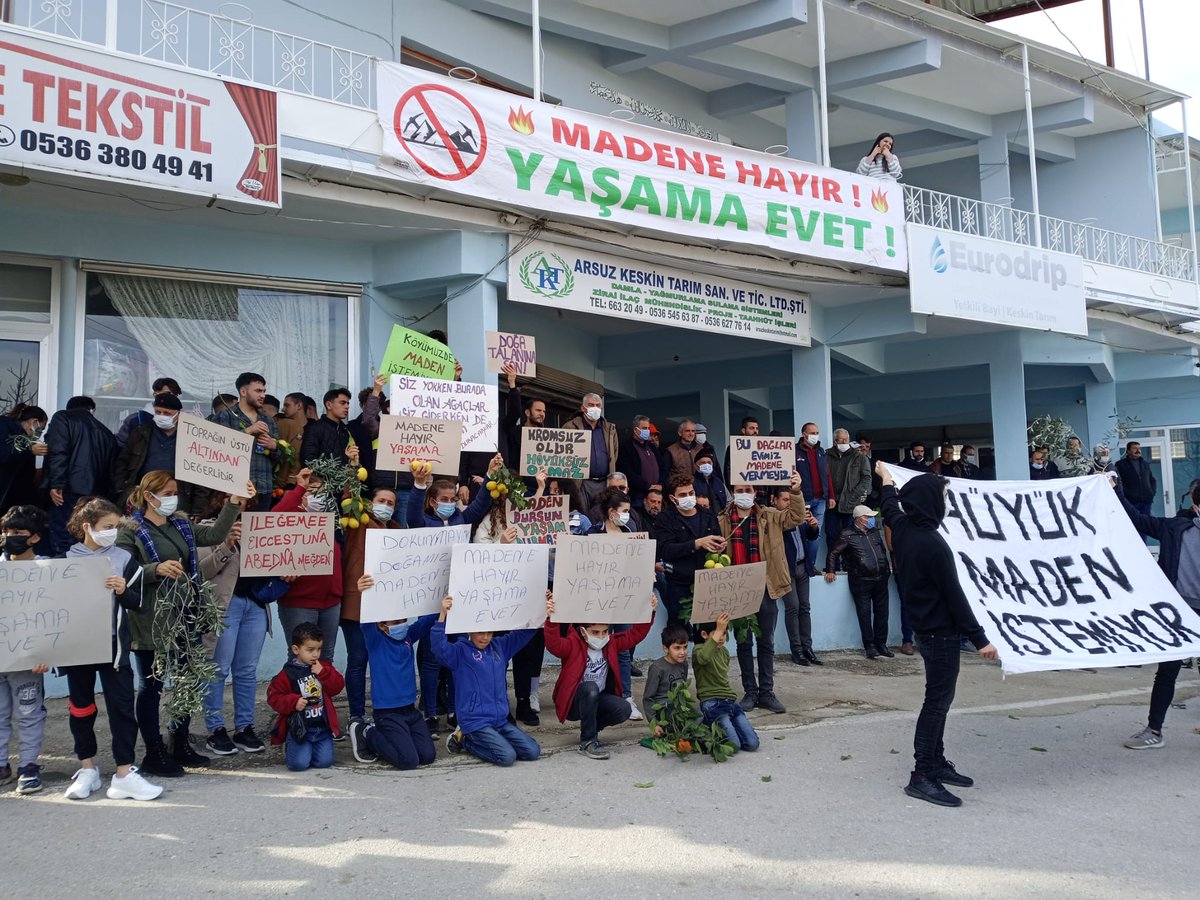 İki yıla yakın bir süredir verdiğimiz mücadele sonucunda Çevresel Etki Değerelendirme (ÇED) süreci halkın kararlı ve direngen duruşu ile iptal edilmiştir. Henüz maden sahası  projesi iptal edilmemiştir.Maden sahası tekrar ihale edilebilir,yeniden ÇED toplantısı yapılabilir ya da+