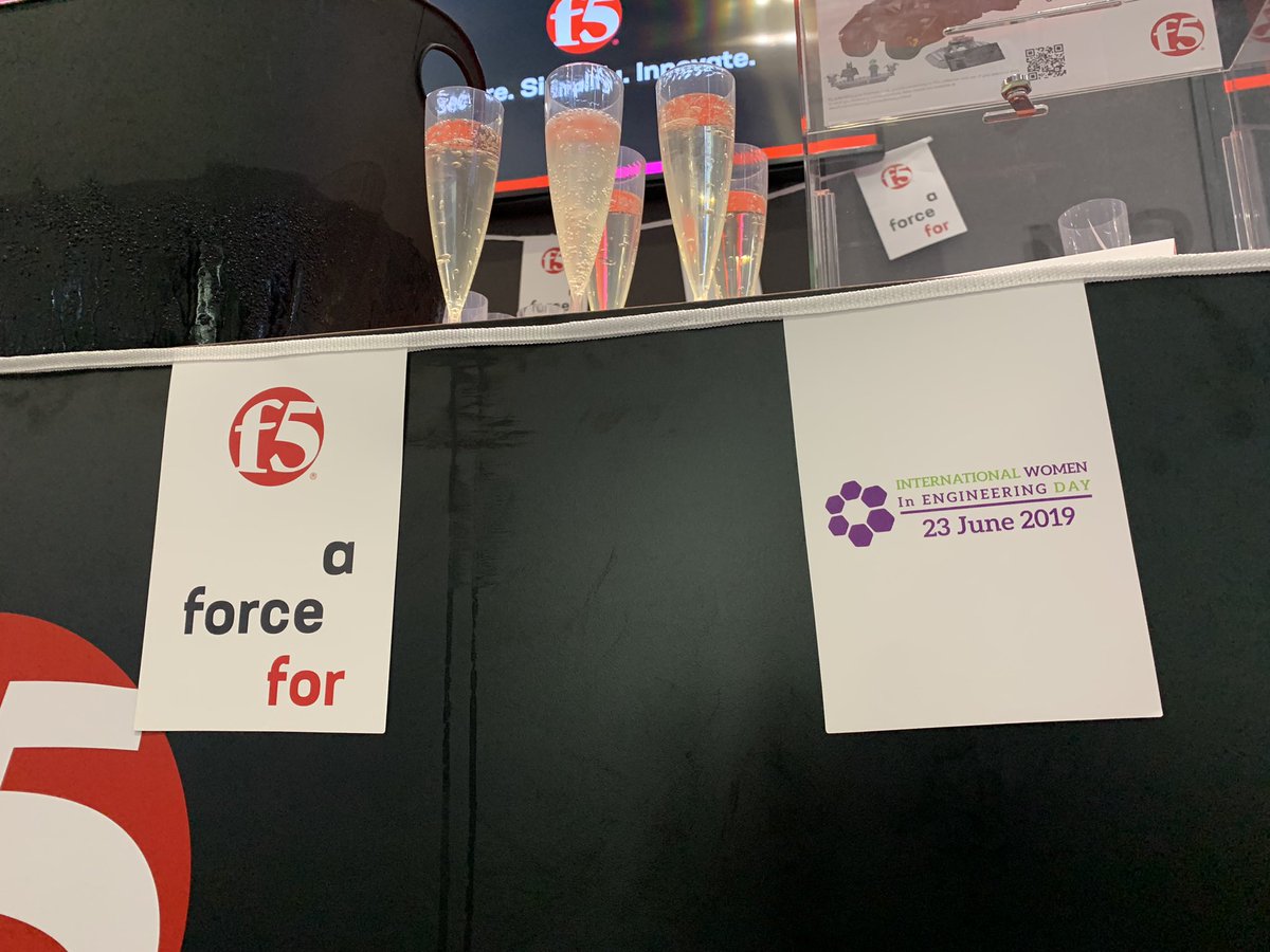 F5_EMEA's tweet image. It’s Prosecco o’clock at the F5 stand (P20) to celebrate #INWED22 🥳 Join us if you can 🥂#Infosec #infosecurity2022
