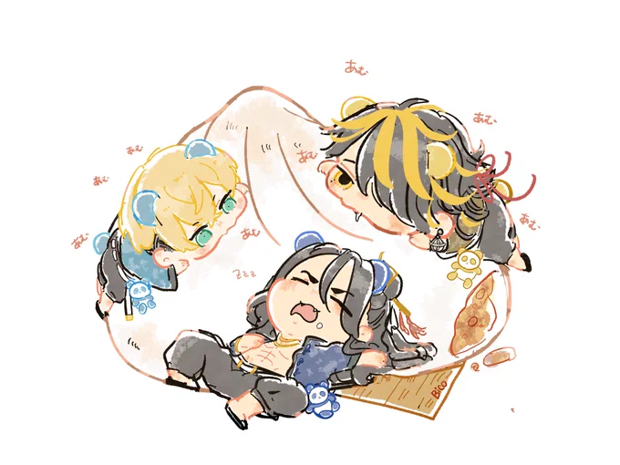 ミニキャラ多め🐯❄🐴バジトリオ

#TLをバジトリオでいっぱいにしよう 