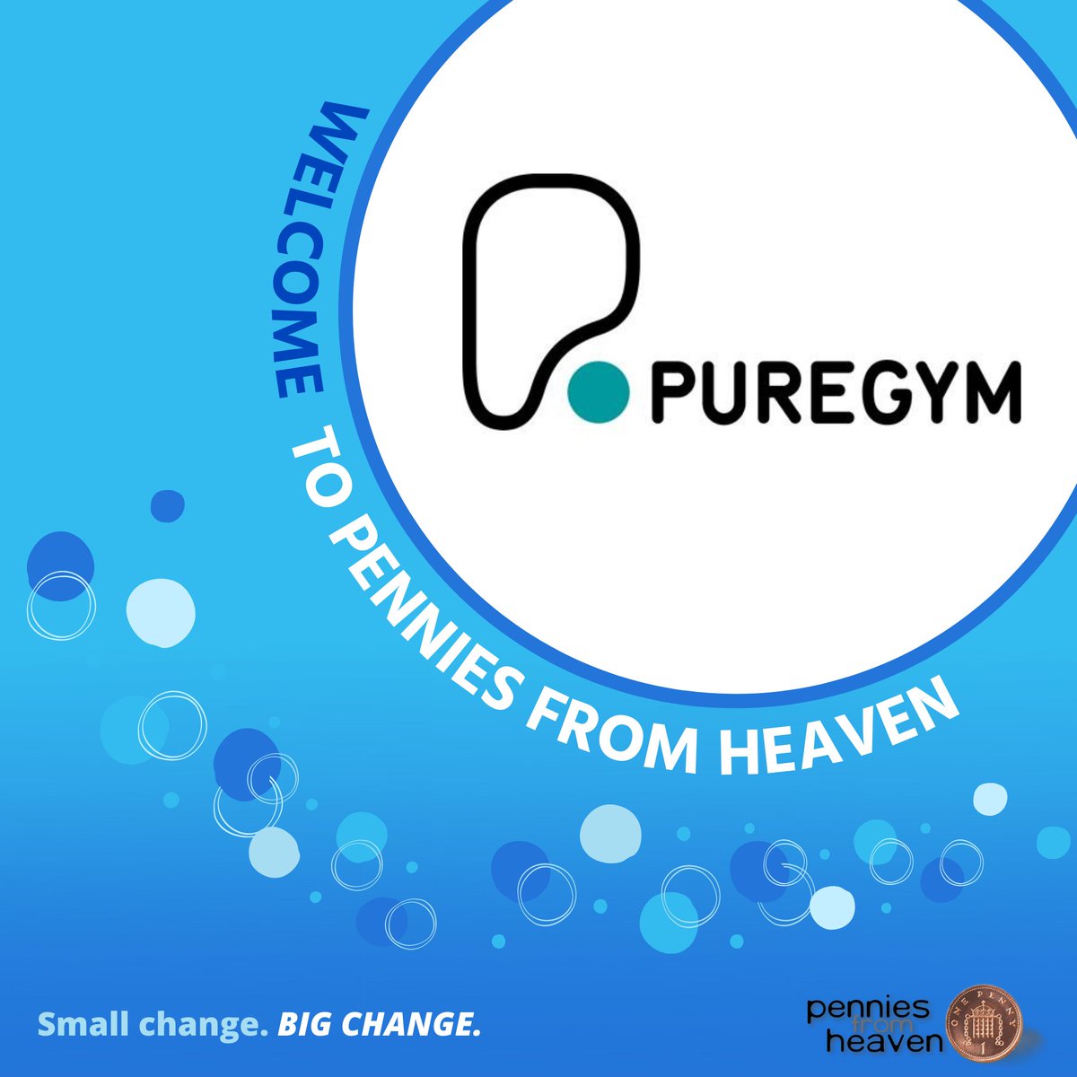We are very proud to welcome @PureGym to the Pennies from Heaven family. Supporting @TheBHF employees at PureGym now have the opportunity to donate the pennies from their pay each month towards this wonderful charity. #Welcome #PenniesfromHeaven #GivingPennies #Fundraising