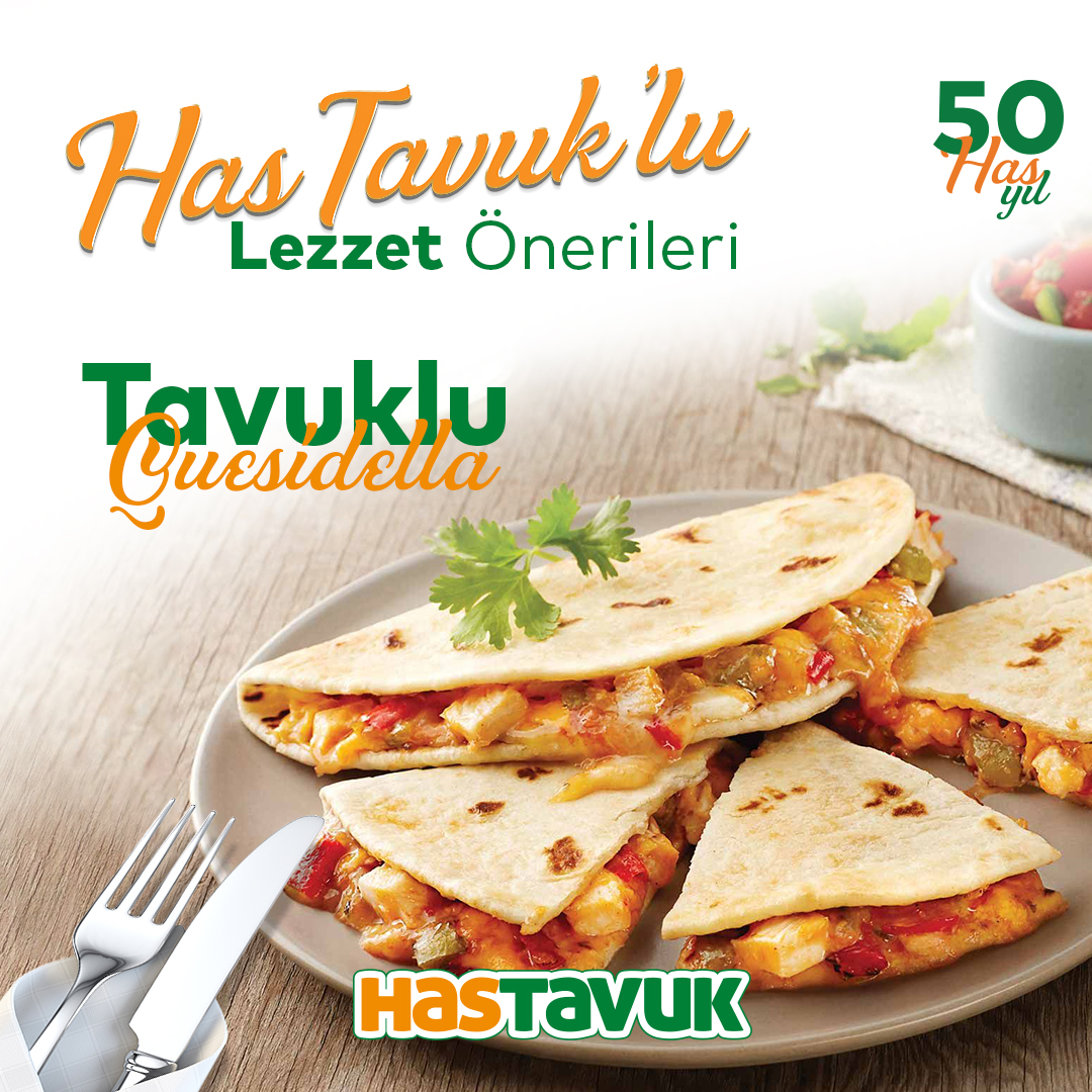 Hastavuk's tweet photo. Doyurucu ve lezzetli bir Meksika yemeğine ne dersiniz?
.
.
.
#hastavuk #tavuğunhası #quesidella #tavukluquesidella #avuklutarifler #haslezzetler https://t.co/hEWlitAf5o