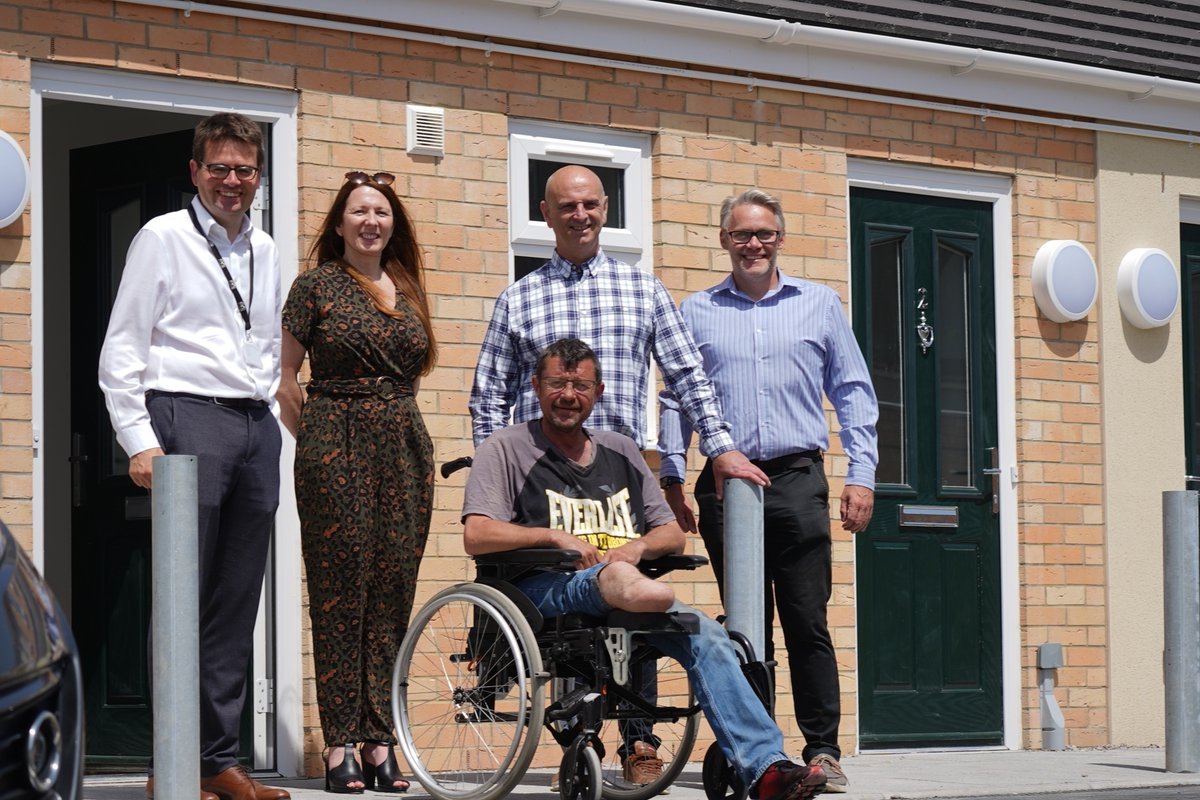 ValleysToCoast's tweet photo. We are thrilled to announce that our latest development in #Bridgend has been completed.

The St John’s development in Cefn Cribwr opened its doors this summer with 10 new properties being provided for our tenants🏡

Read more👇
https://t.co/PrBYmh2Am5

#SafeAndHappy👪🏠 https://t.co/oThZ5KMFNg