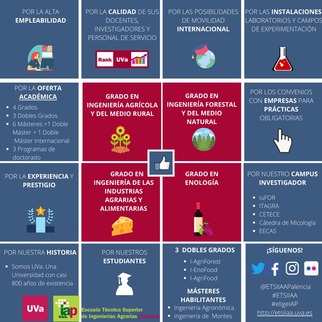 💚 La ETSIIAA, un completo panorama docente e investigador 💚

Aquí te dejamos las razones para estudiar con nosotros 👇 ¡¡Te esperamos!! 

ℹ️ bit.ly/3yei68L

#etsiiaa #campuspalencia #uva #uvacampuspalencia #razonesparaestudiar #ingenieria #futurosuniversitarios