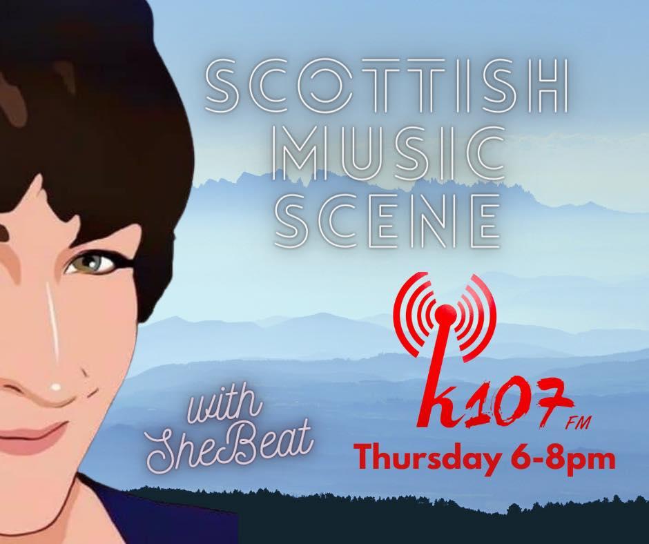Tonight on @k107radio 6-8 listen to my #ScottishMusicScene and hear great new music including @Esslemontsounds @KAPUTTINGLASGOW @CheapTeeth @fright_years @elanor_moss, more @hiddendoorarts adventures with @CasualDrag & my #hotoffthepress single Rock n Roll Witch! 🎶✨💃