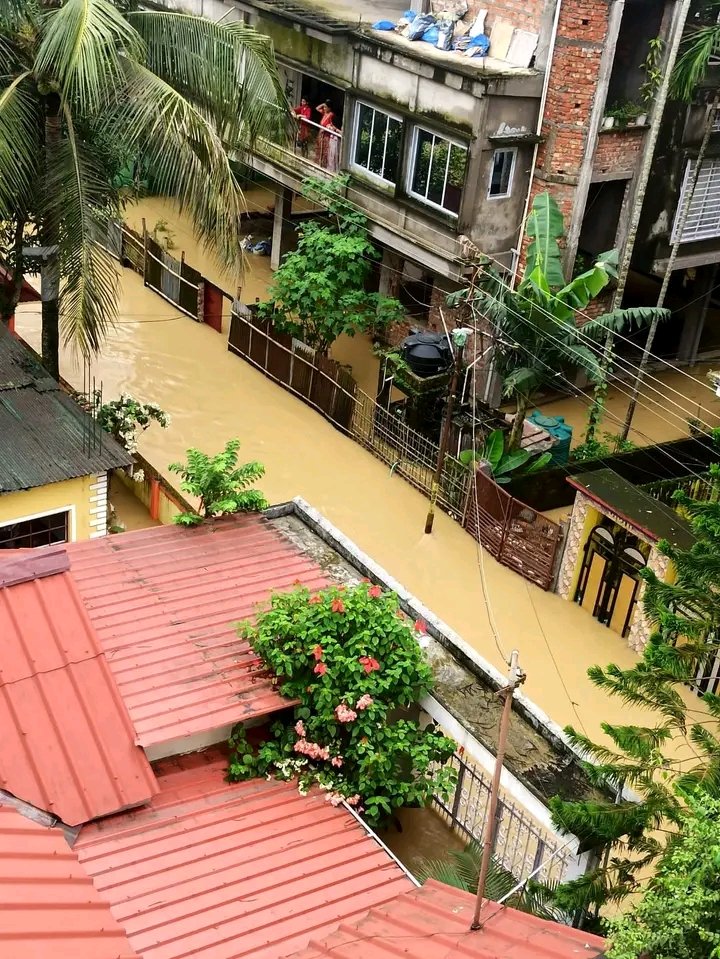 ShivamP93003529's tweet photo. No drinking water , no medications , no food , no network , no electricity , ground floors submerged under water , constant rising water level , dacoits , lakhs of people affected, 1000s with nowhere to go
#SilcharNeedsHelp #SilcharFlood #BarakValleyUnderWater
#AssamNeedsHelp https://t.co/V9jhGRiSaS