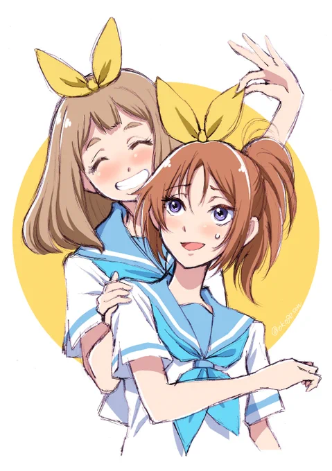 プレゼントがおそろいのリボン??
なんで優子のほうが嬉しそうなのよ…
#中川夏紀生誕祭2022 