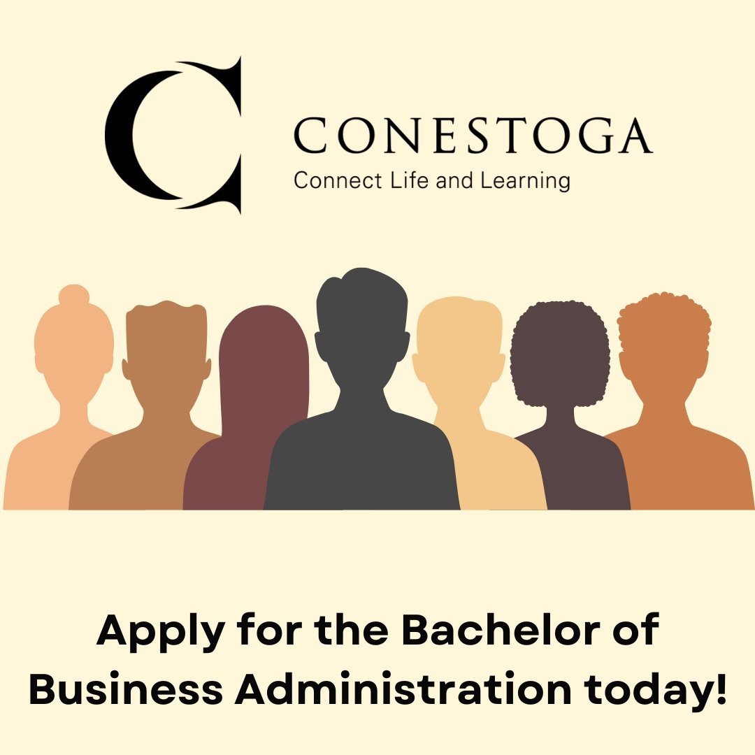 Interested in business? The Bachelor of Business Administration is a unique degree program, delivered at the honours level, and provides a comprehensive education in accounting, audit, and information technology! Check it out here: conestogac.on.ca/fulltime/bache…
