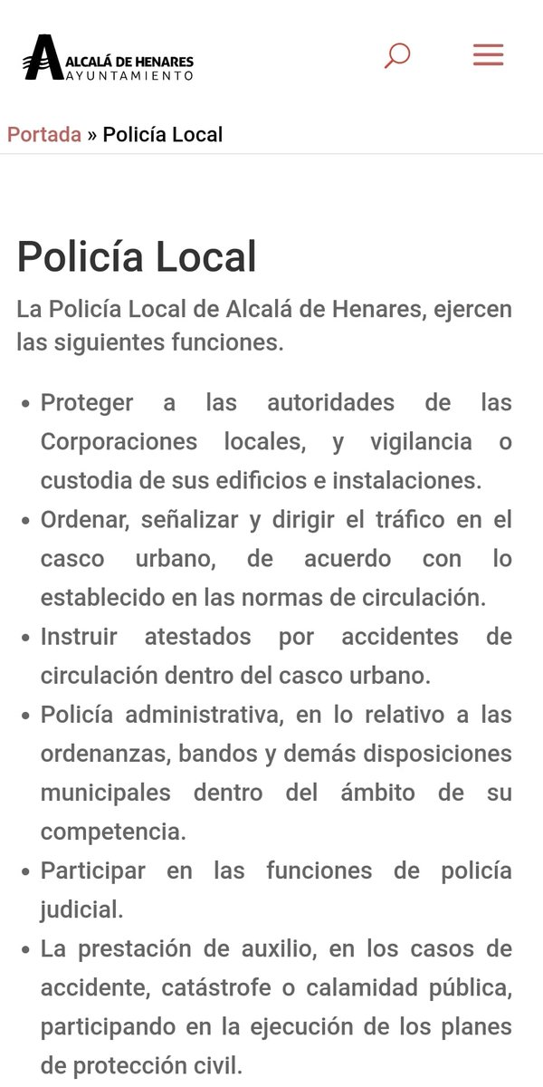 ℹ️ Consulta en la página web del @AytoAlcalaH la información sobre @PoliciaAlcalaH y asuntos de #SeguridadCiudadana 👇🏻 👉🏻 Sección Concejalía: …idadciudadana.ayto-alcaladehenares.es 👉🏻 La @PoliciaAlcalaH: …idadciudadana.ayto-alcaladehenares.es/policia-local/