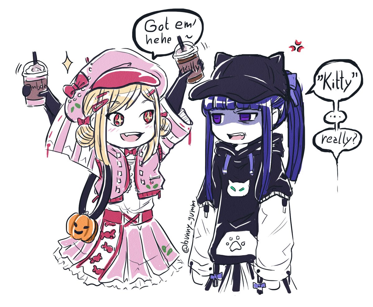 bunny_gumm's tweet image. Little "Lambda and Bern in starbucks" sketch ☕️
#Lambdadelta #umineko #uminekochiru #うみねこのなく頃に #WTC #うみねこ #Ryukishi07 #uminekolambda #sketch  #whentheycry #bernkastel #sketch #design #ComicArt