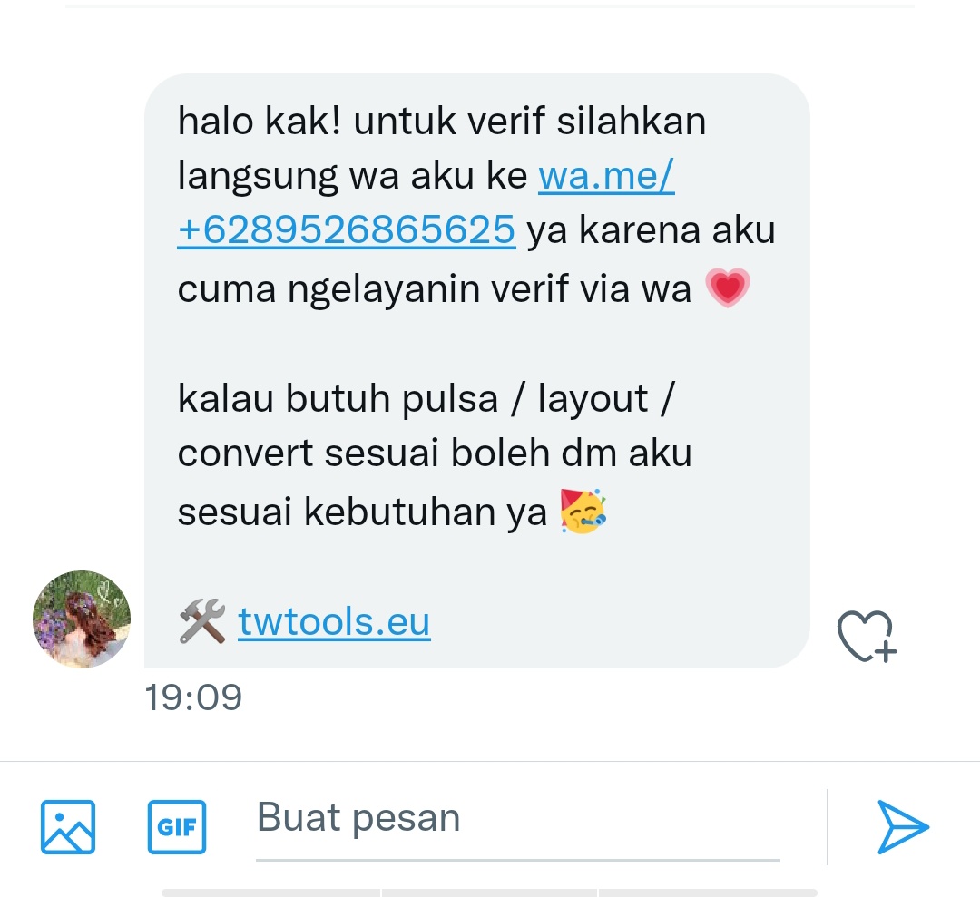 siapa yang req dmnya suka telat? atau yang suka kebablasan mantengin ht terus lupa cek req dm? 

mau welcome messagenya kaya ini? cepat kepoin thread ini karena gampil sekali 👏🏻