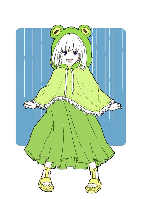 雨打たれるもまた楽し。 
