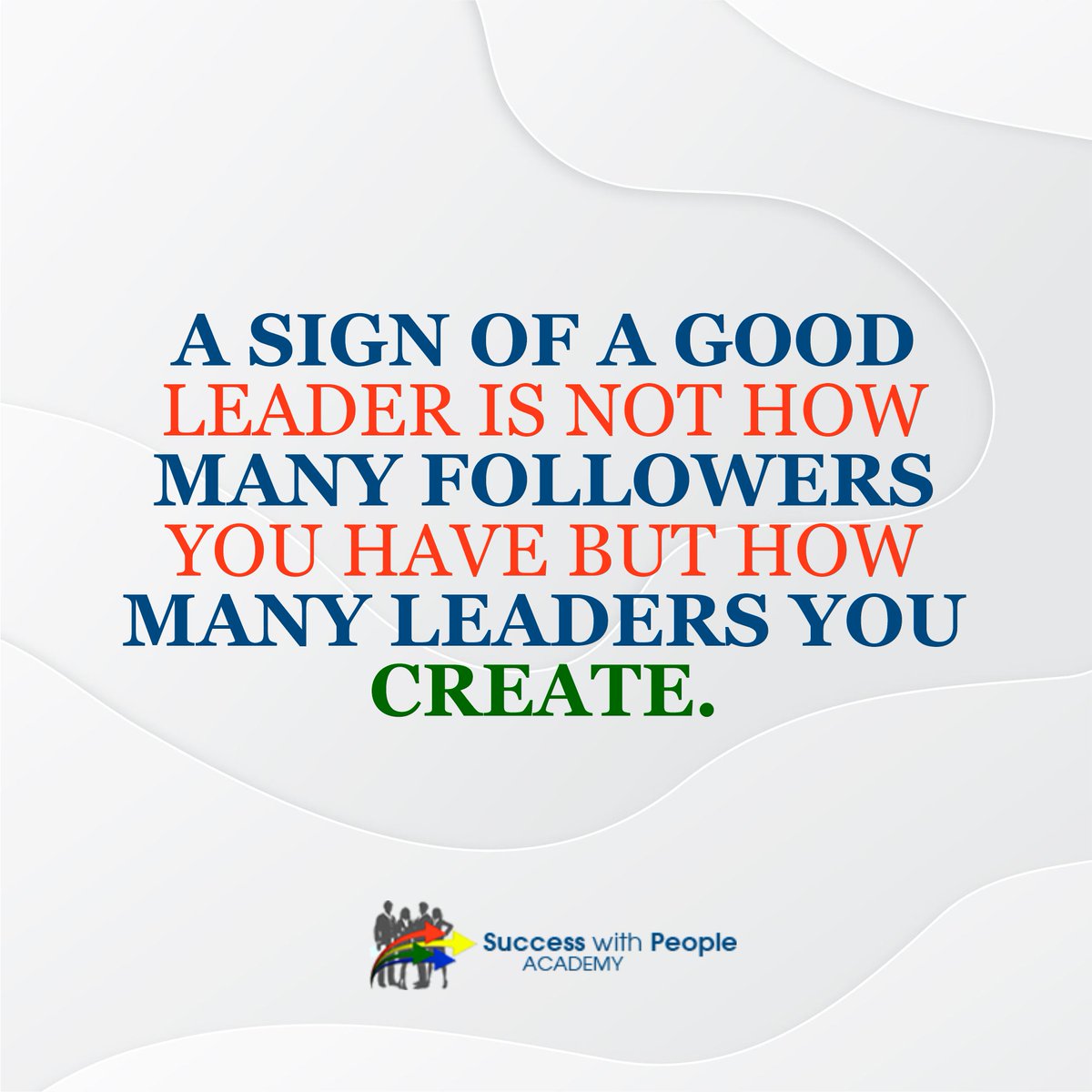 Successwithppl1's tweet photo. True leaders can inspire other individuals to achieve a high level of success.

The more leaders we have in the world, the more people will be encouraged to become successful.
-----
Learn more here: https://t.co/ICTAvbeCqR
.
#churchministryleadershipdevelopmentprogram https://t.co/7Uw0xMKXJV