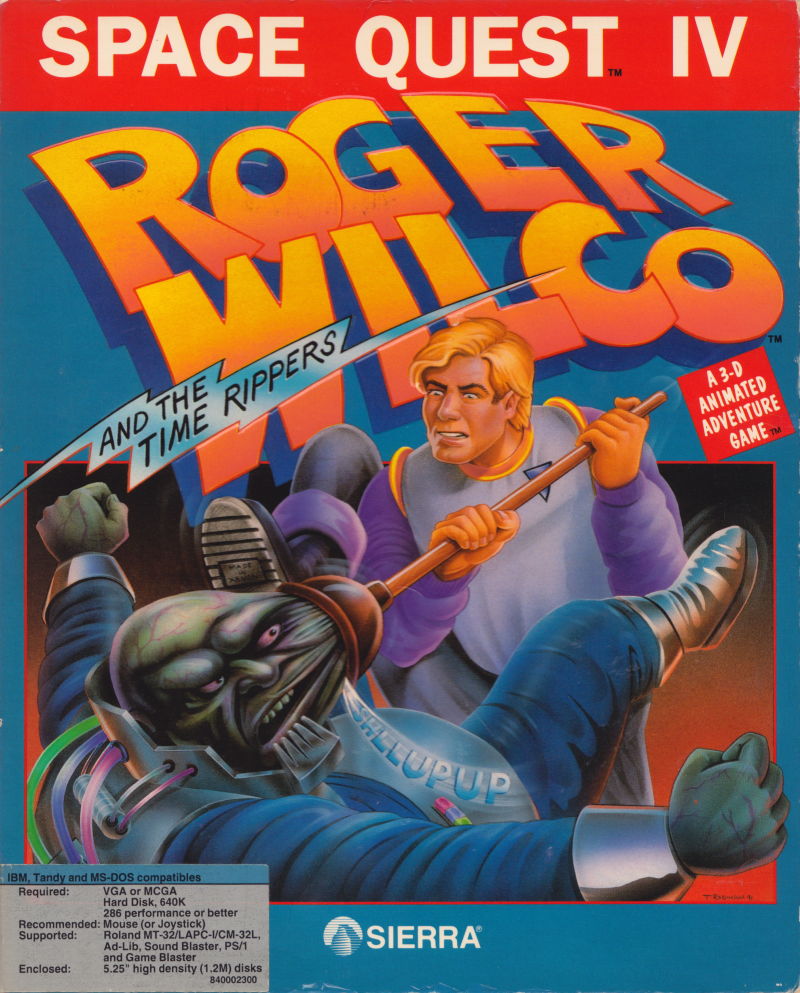 Space Quest IV: Roger Wilco and the Time Rippers (1991)
Developed by Sierra On-Line