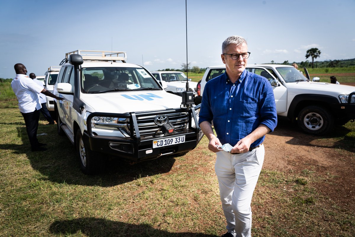 udviklingsmin's tweet image. Har netop besøgt Uganda. Landet huser over 1,5 mio. flygtninge, primært fra nabolandene Sydsudan og DR Congo. Dermed løfter Uganda et meget stort ansvar i sit eget nærområde -en opgave, vi fra dansk side understøtter, senest med over 50 mio. kr. gennem @refugees #dkpol #dkaid