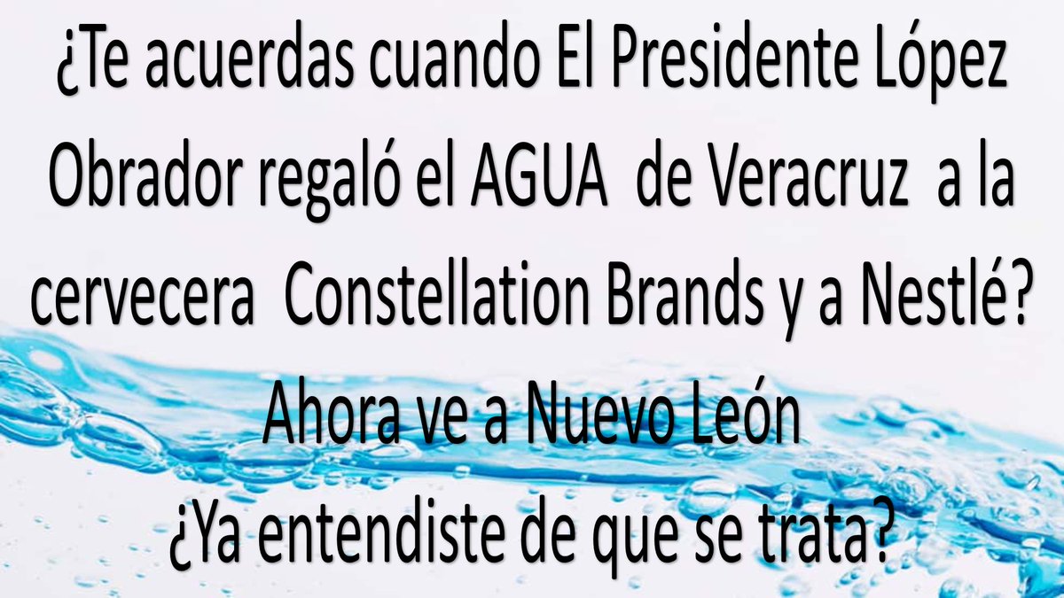 #LaGuerraDelAgua