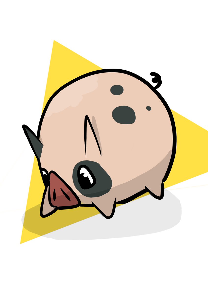 The first regional variant, Hylian Lechonk! Based on the pigs in Windwaker, its a Normal/Ground type. #LegendOfZelda #Pokemon #Lechonk #pig #HyruleRegion