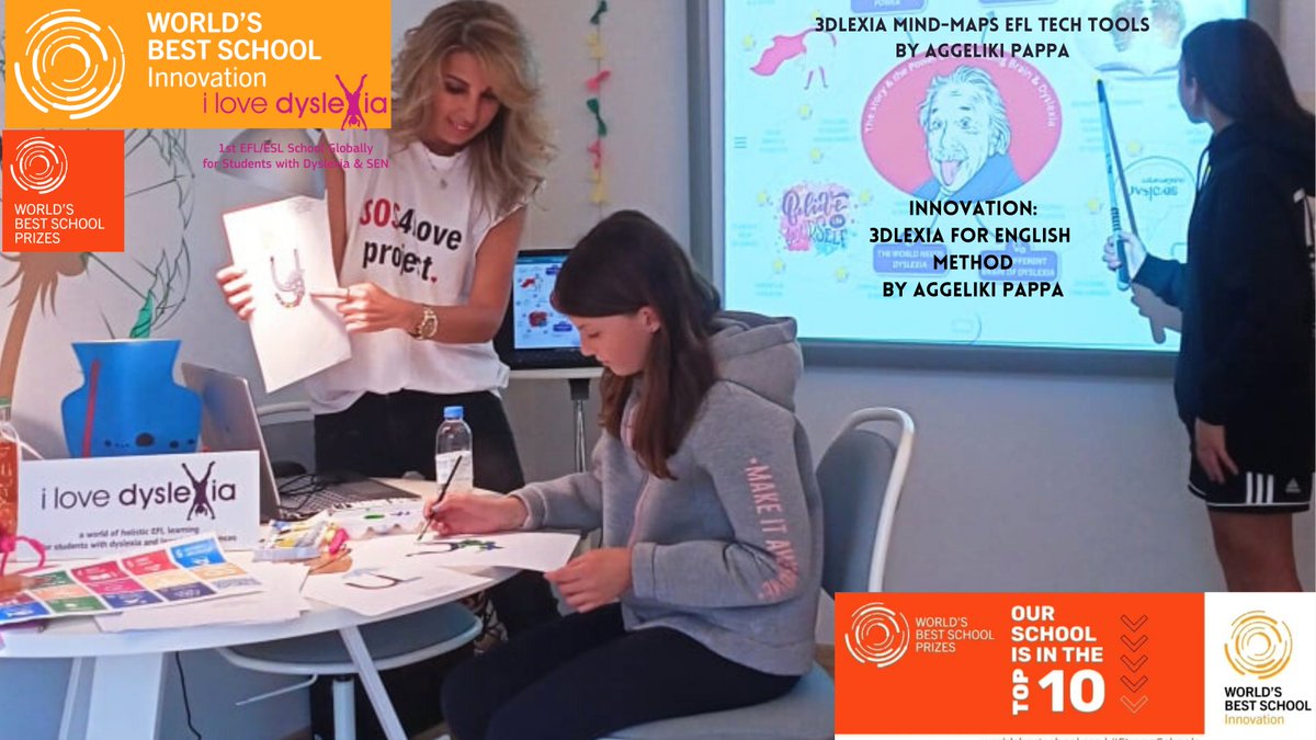 #3Dlexia4EnglishMethod in #ilovedyslexia-TopTen SchoolsGlobally in #Innovation @BestSchoolPrize!1st Solution in #OECD 4 600M marginalized students with #Dyslexia & SEN & also typical ones 2Develop the CrucialSkill of EnglishGlobalLanguage 4The Benefit of AllSociety #strongschools