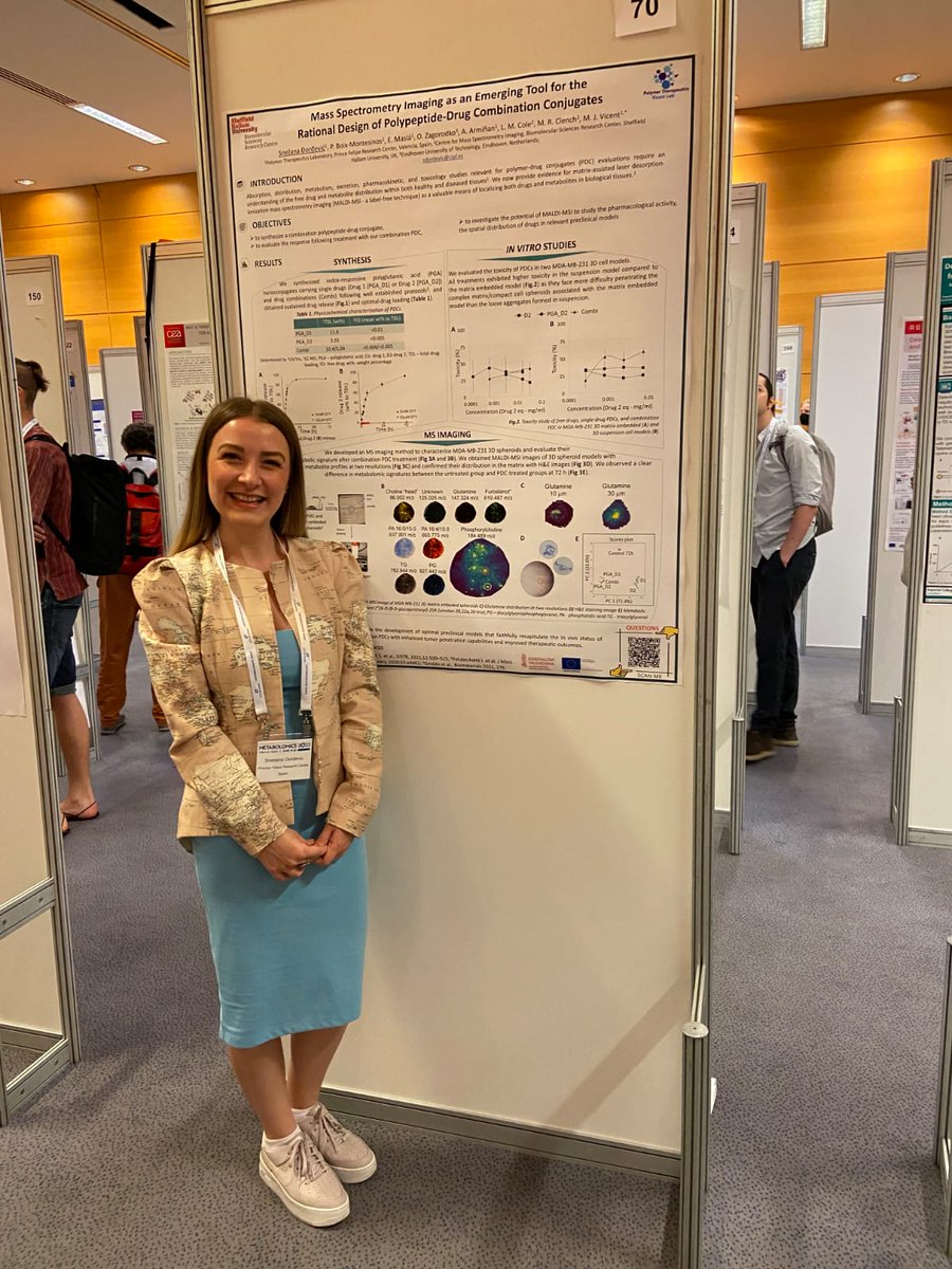 Our PhD students @sneskadjs and Inés Domingo have been enyoying the #MetSoc2022 at @PalcongresVLC presentan their results to the #Metabolomics2022 society @MetabolomicsSoc @CIPFciencia