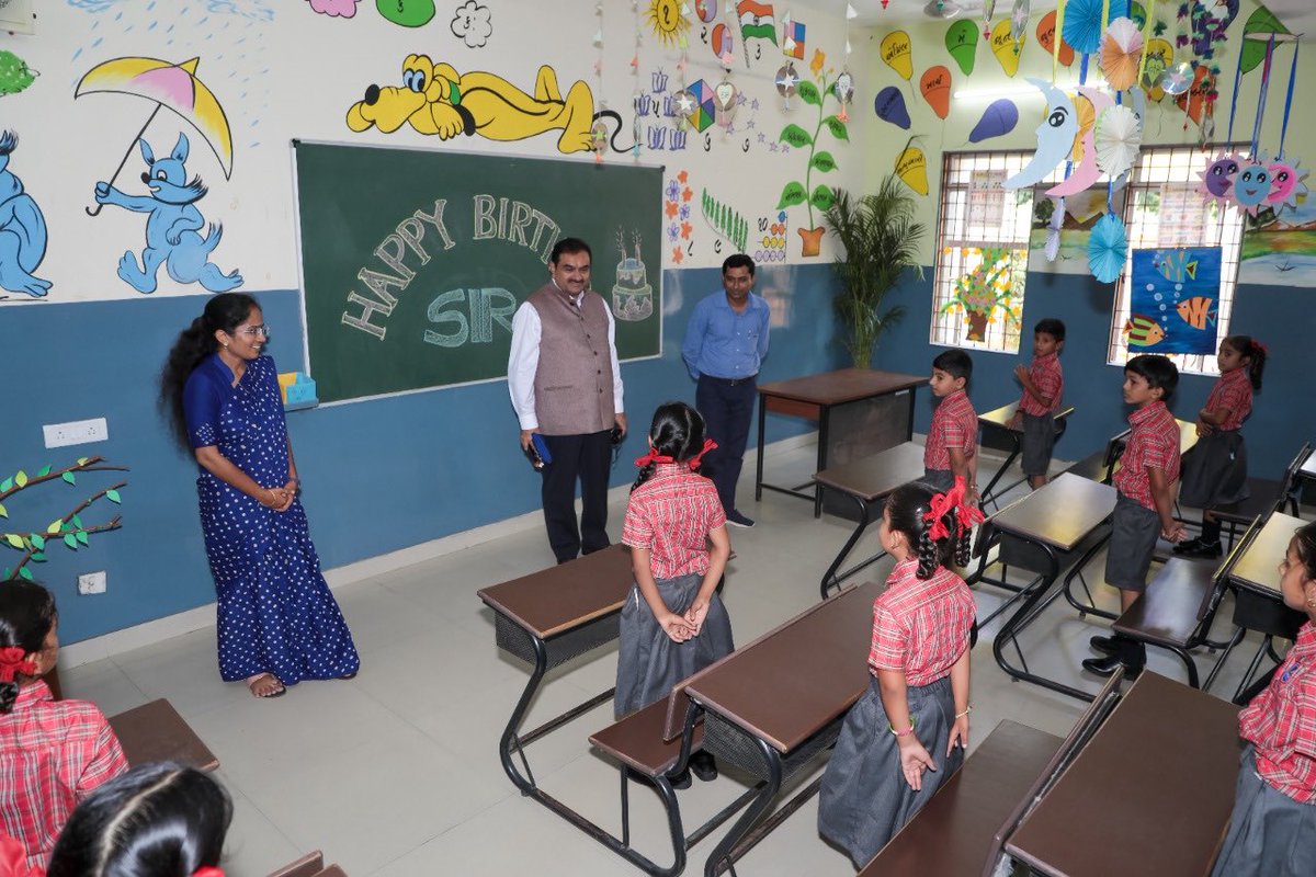 Gautam Adani (@gautam_adani) on Twitter photo On our father’s 100thbirth anniversary & my 60thbirthday, Adani Family is gratified to commit Rs 60,000 cr in charity towards healthcare, edu & skill-dev across India. Contribution to help build an equitable, future-ready India. <a href="/AdaniFoundation/">Adani Foundation</a> On our father’s 100thbirth anniversary & my 60thbirthday, Adani Family is gratified to commit Rs 60,000 cr in charity towards healthcare, edu & skill-dev across India. Contribution to help build an equitable, future-ready India. <a href="/AdaniFoundation/">Adani Foundation</a>