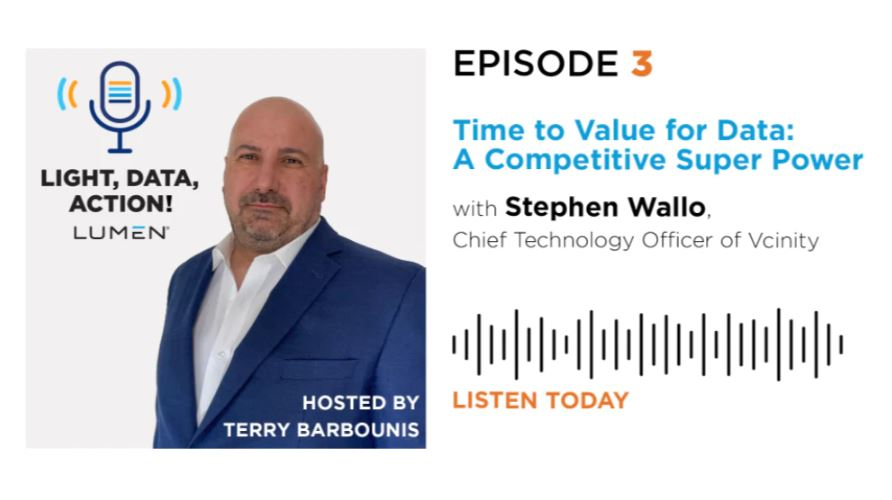 SteveFalkus's tweet photo. Have you ever thought, “This would be easier if I could access my data quicker”?​

We all have. In the latest episode of @LightsDataAction, Terry Barbounis, Dir of Technology Strategy at @lumentechco, sits down with @VcinityInc to discuss this &amp; more. 🎙️ https://t.co/oW7wJwLlqR https://t.co/Dqp7EBXvTZ