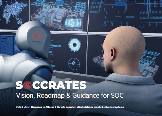 soccrates_eu's tweet photo. What do we need to stop the increasing gap between cyber attackers and defenders? Automation of cyber security can be a game changer. 
Learn more about the current state, future needs and research challenges.🚀
Download the SOCCRATES vision paper: https://t.co/a0ccyo59Mj https://t.co/Vuawko6mbW