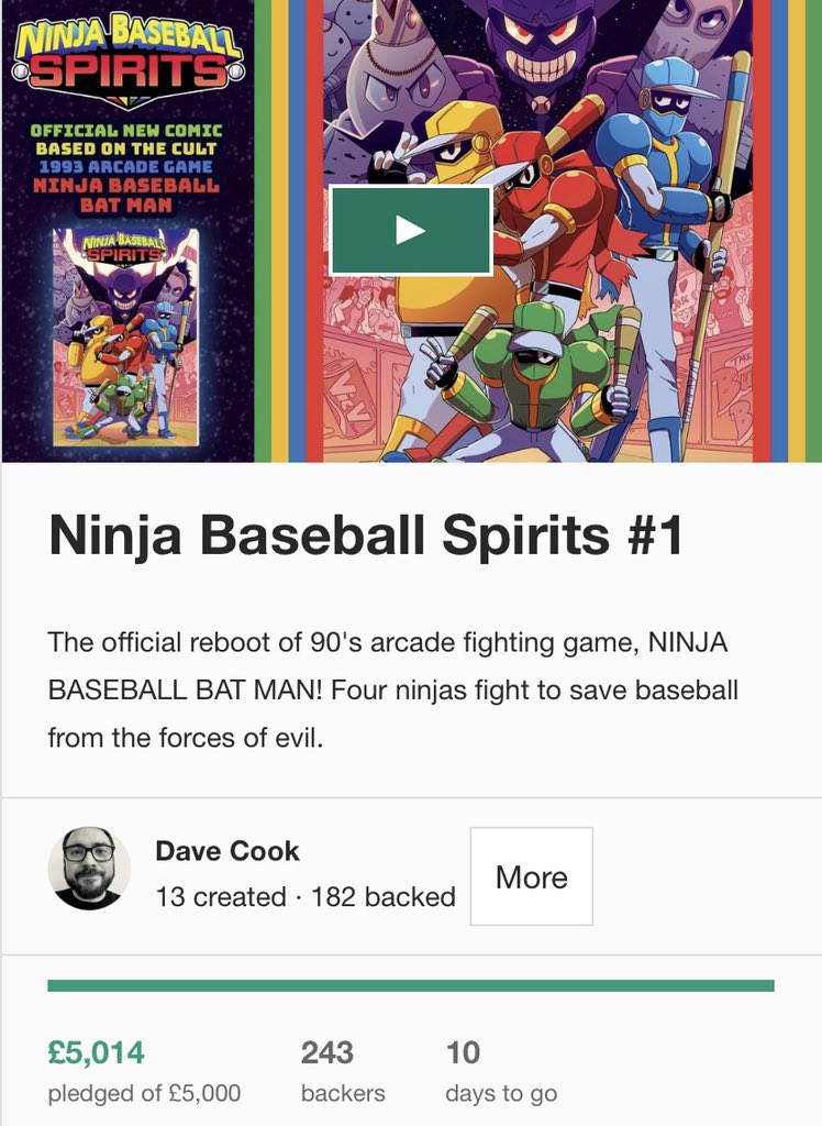 We’re fully funded! 

Thanks you so much everyone, it’s great to see comic and beat ‘em up fans coming together to supporting this series. 

It’s going to be fun, action-packed and, like the game, a little weird :D 

kickstarter.com/projects/bust/…