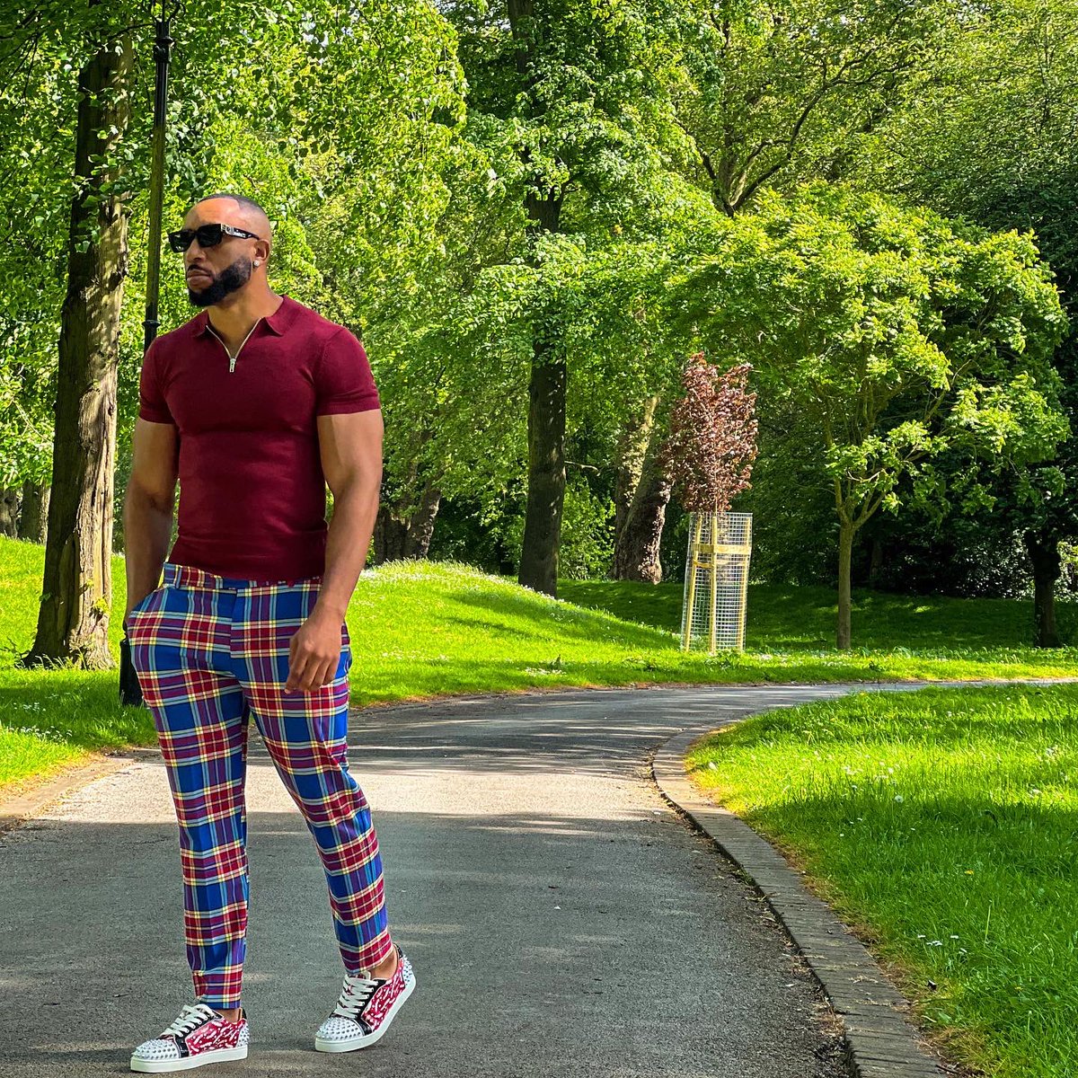 WezzT27's tweet photo. ⁣🌿🌴  Outdoors 🌳🌿🌞⠀

#FitnessMotivation ⠀
#musclefitoutfit⠀
#summerwear⠀
#tailored⠀
#fashionphotography⠀ https://t.co/rynpoNgTuQ
