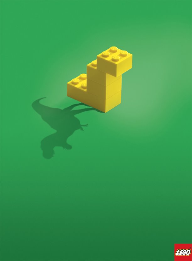 jakeranallo's tweet photo. A master class in simplicity with this classic Lego imagination series 🧠

#lego #advertising #print #creative https://t.co/V9h44yso53