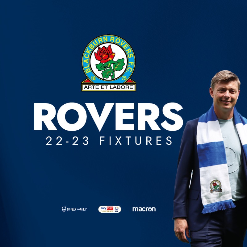 Rovers's tweet photo. 📆 Our 2022/23 schedule!

👉 Don't miss a moment at Ewood: https://t.co/RFb08bBcFd

#Rovers 🔵⚪️