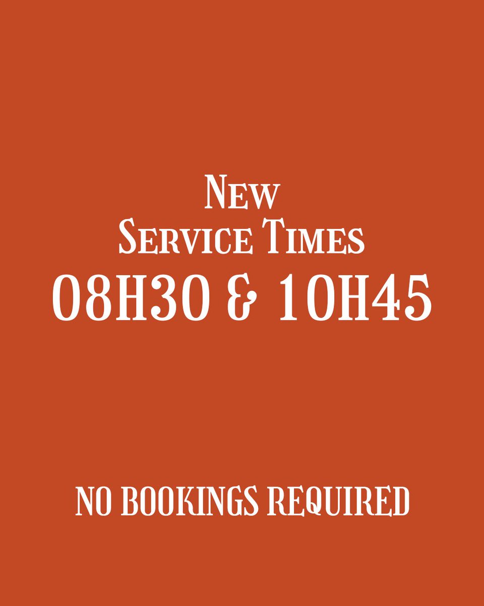 We're so excited to see your face this Sunday! 🥳 No bookings are required, so be sure to invite all the people in your world to church!