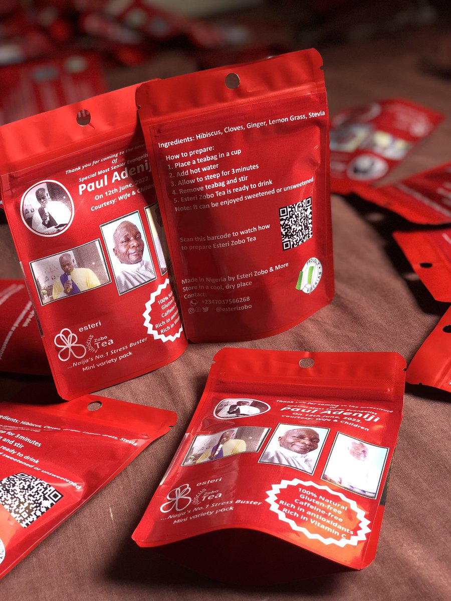 100% Natural Zobo in Teabags tweet media