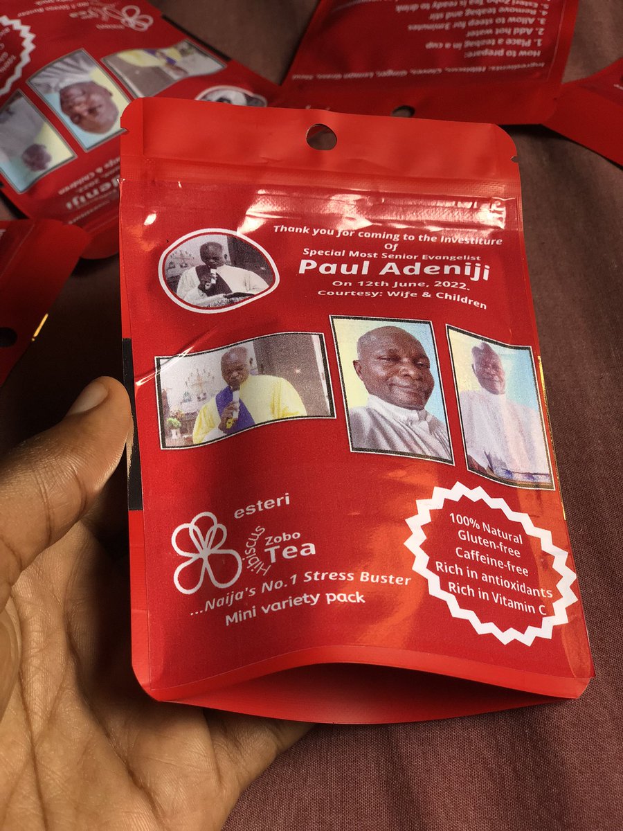 100% Natural Zobo in Teabags tweet media