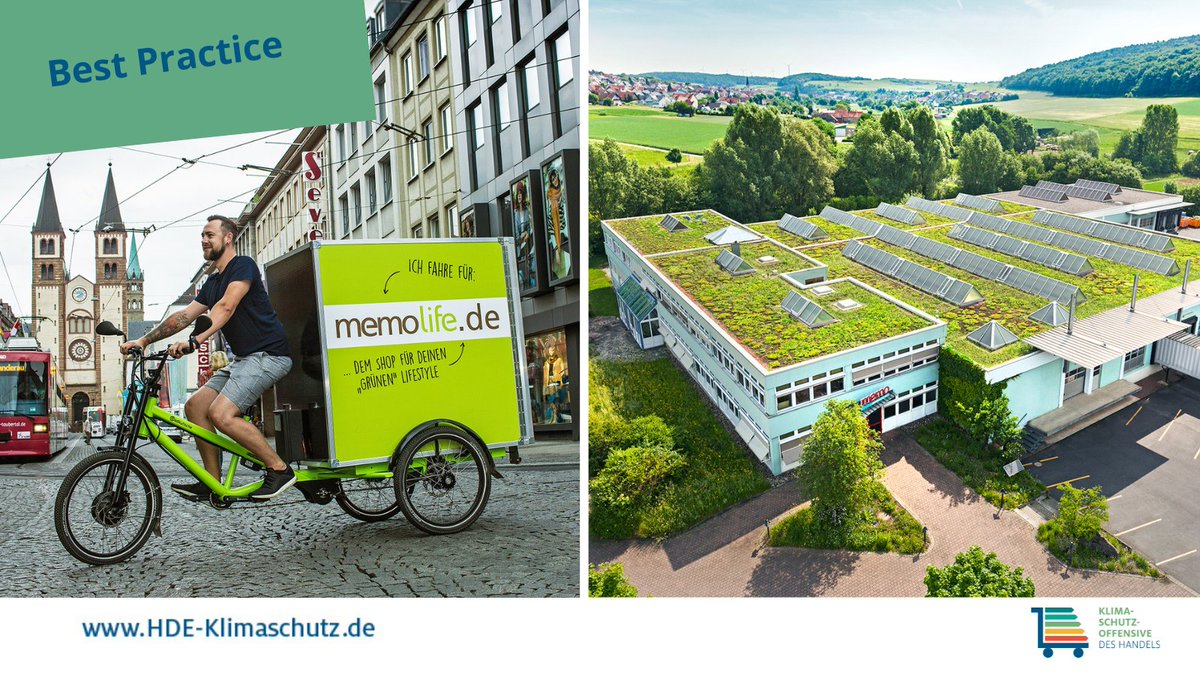 Klimaschutz im #Onlinehandel 📦🌳: Das Versandhaus <a href="/memoAG_news/">memo AG</a> verfolgt seit mehr als drei Jahrzehnten ein #nachhaltiges Konzept.  Welche Maßnahmen das Unternehmen so erfolgreich machen beim #Klimaschutz, erfahren Sie in unserem Praxisbeispiel. 👉 bit.ly/3xN0zD7
