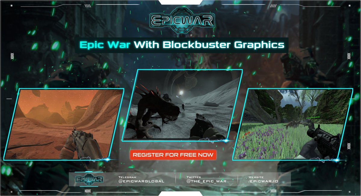 🔥EXPERIENCE EPIC WAR: A FPS NFT GAME THAT YOU HAVE NEVER PLAYED BEFORE🔥

🚀 Top-notch graphics experiences
🚀 NPC, Map, NFT,... are all realistic and detailed
🚀 Epic War will conquer even the most picky traditional players

📌 Detailed guidelines: guide.epicwar.io/whitelist-regi…