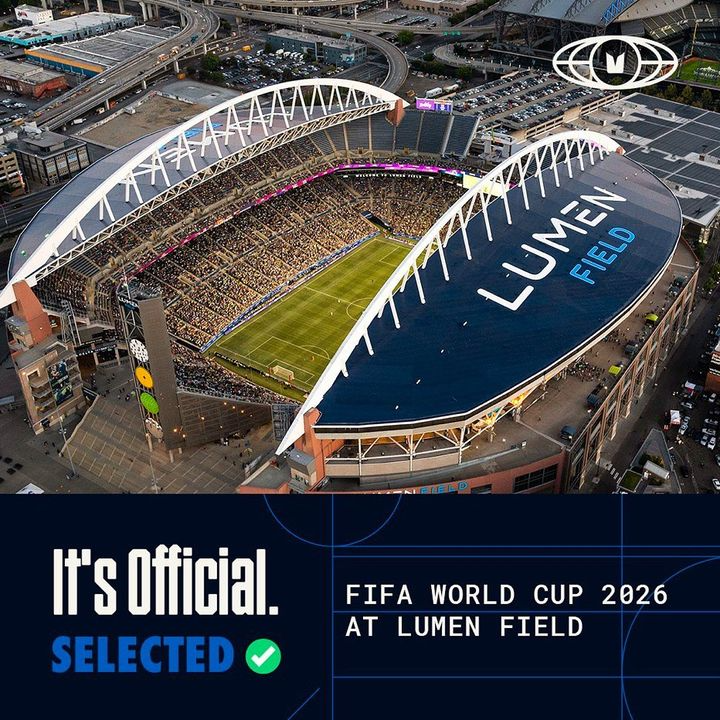 SteveFalkus's tweet photo. 2026 couldn't come soon enough! @lumenfield will be hosting parts of the #FifaWorldCup - who's ready? ⚽️🏟🥅🎉 https://t.co/ECBm5SSvfM