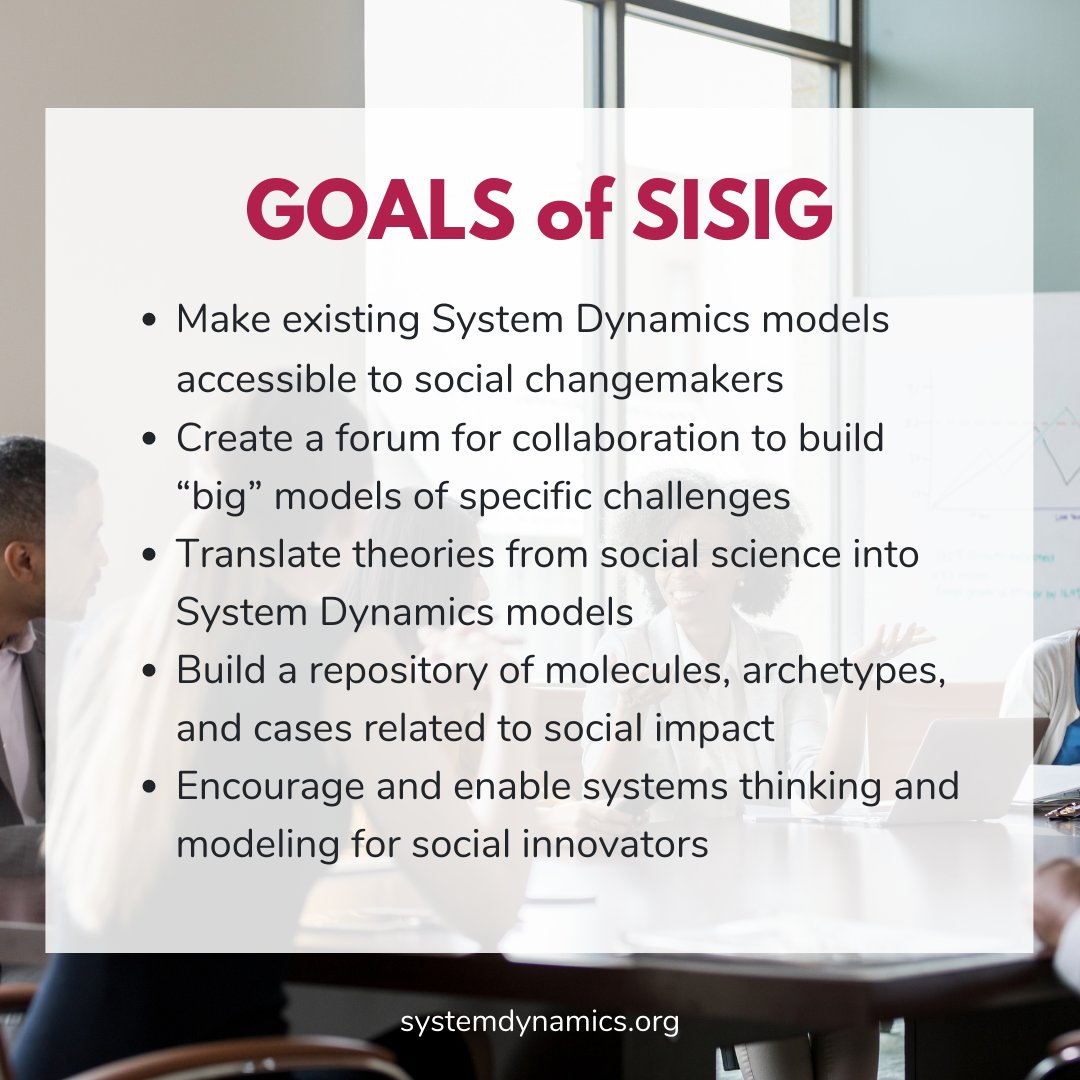 systemdynamics_'s tweet photo. ππ½ Did you know that the Social Impact Special Interest Group (SISIG) was was established during the #ISDC2018 in Iceland as a #SIG of the Society? Check this interview w/ Bob Lamb, co-leader of SISIG, to learn more.
π₯ https://t.co/QEIbEI8k5V
#SystemDynamics #systemsthinking https://t.co/VgZFRLYwBV