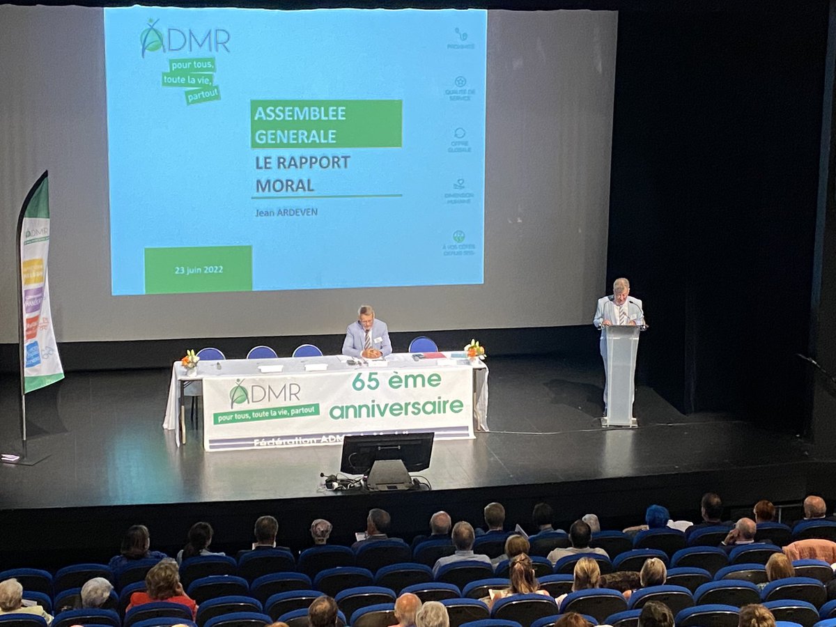 Assemblée générale aujourd’hui en compagnie du réseau ADMR56 et nos partenaires