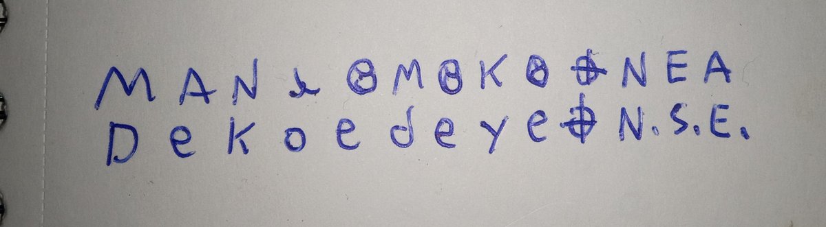 EcclesiaRocks's tweet photo. A possible #ZodiacKiller #Z13 solution
My name is "Syned ⌖eo" (God)
Dekoede ye ⌖ N.S.E.
Backwards #SplitAlphabet #Cipher - The 🗝️ solves the #Riddle - Plays off the challenge quote - Possible initials
#USA #Codes #California #SanFrancisco #ColdCase #BreakingNews https://t.co/zYstAUkERM