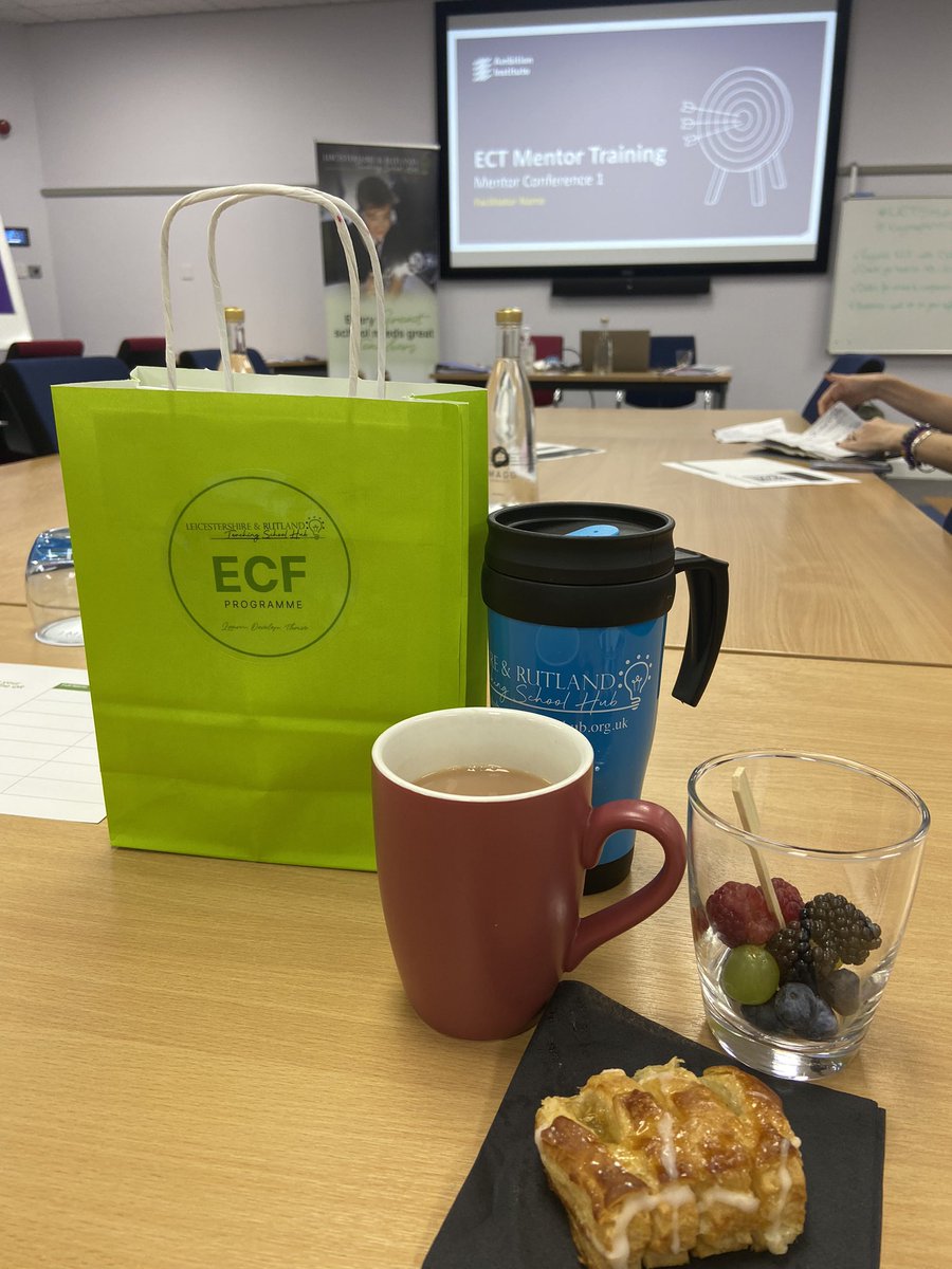 Wonderful welcome to Burleigh Court hotel for the ECT Mentor training. Goodies and breakfast 😁 Having had 2 teachers successfully complete their NQT years with us this year, we are really looking forward to welcoming 2 ECTs next academic year. <a href="/LRTSHub/">Leicestershire & Rutland Teaching School Hub</a> <a href="/ojsinfo/">Overdale Junior School</a> <a href="/OakMATrust/">Oak Trust</a>