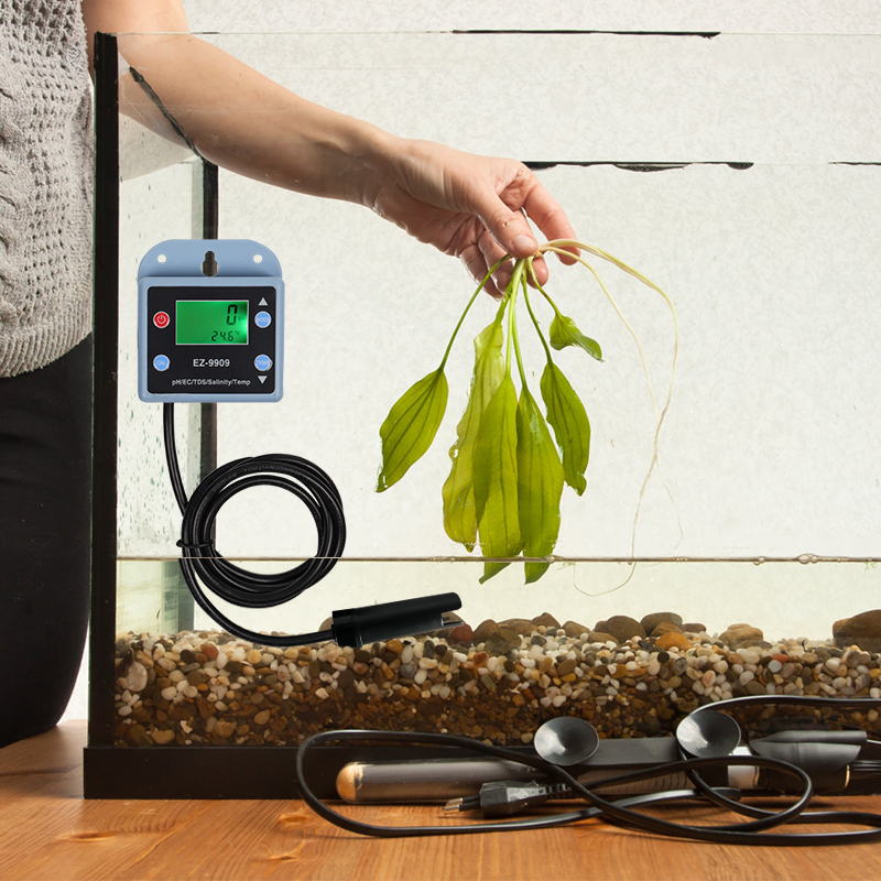 pHmeter6's tweet image. EZ-9909 is a multi-function tester that can measure pH, EC, TDS, Temp and Salinity at the same time. It is specially designed for aquaculture and is a good helper for aquaculture.

#phmeter #phtester #ecmeter #Aquaculture #biofloc