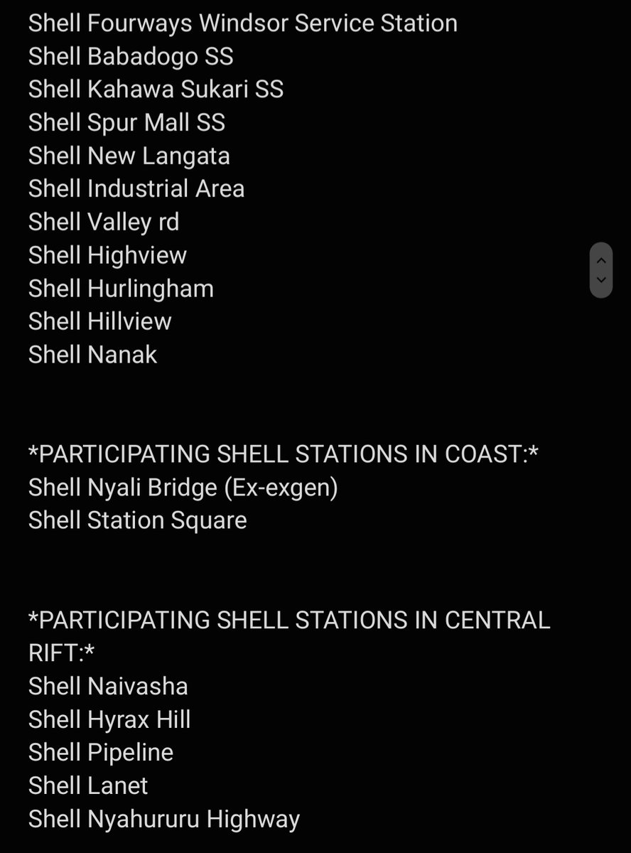 tinjeyTJ's tweet image. These are the @Shell_Kenya stations participating in the offer.

Use this station locator ujue gani hapa iko karibu na wewe
shell.co.ke/motorists/stat…

#ShellHelixOilChange #TupataneShell #WRC2022