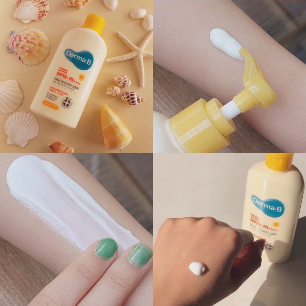 chopshop77's tweet photo. B Derma:B Everyday Sunblock SPF50+ PA++++ 200 ml

🌞กันแดดที่ทาได้ทั้งหน้าและตัว มีเทคโนโลยี MLE เสริมสร้างเกราะป้องกันผิว ไม่เหนียว ซึมไว ช่วยให้ผิวชุ่มชื้นใช้ได้ทั้งเด็ก/ผู้ใหญ่
 
    ✨ราคา 295.- ✨

#พรีออเดอร์เกาหลี #สกินแคร์เกาหลี #คสอเกาหลี #dermab #พร้อมส่ง https://t.co/50cdbUkKKM