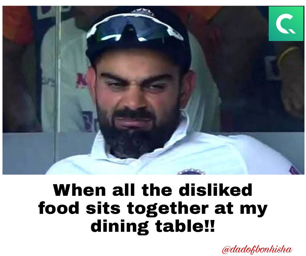 dadofbonhisha's tweet photo. @cheqit_ #GoCheq 
Here my Meme of My Favourite cricketer Virat Kohli. Hope you like it. 
@cheqit_ 

Join Here
@blessedkamal @Deepaadhan3 @invisibleindra1 @yourdb_ @MullickChaitali @kalpeshrana111 @CHUNMUN143 @sahdev_rajgor @VHetal @navya_ruchi https://t.co/ekFY9tTugq