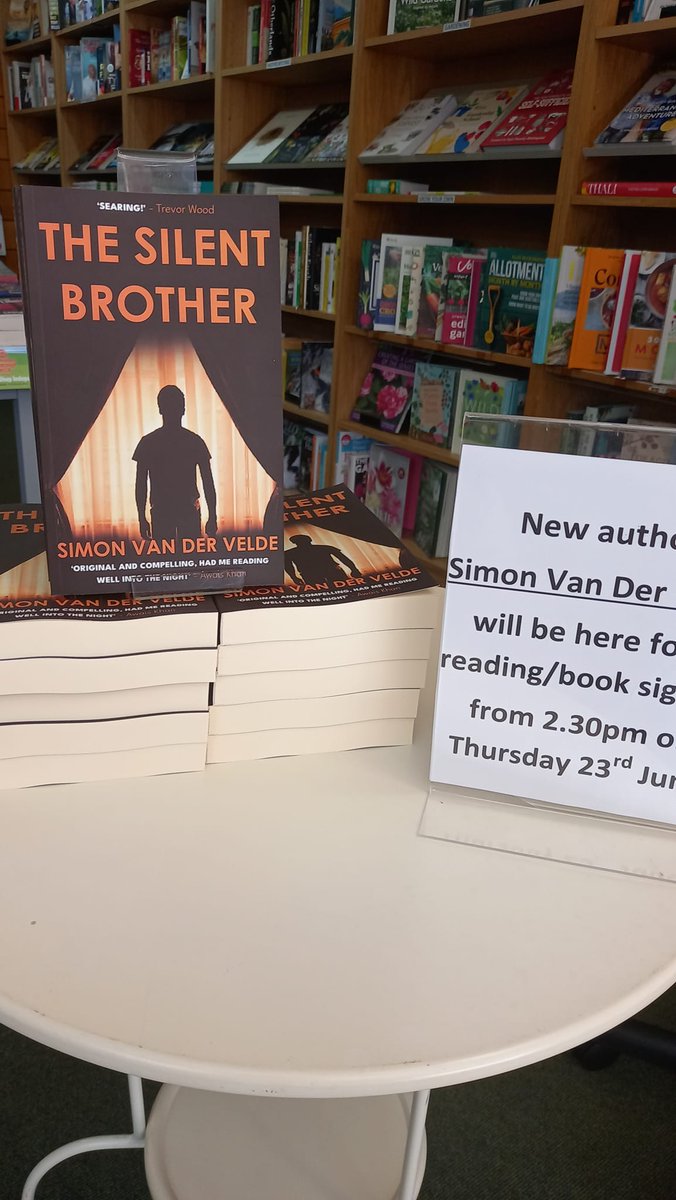 Sook Signing today!! <a href="/SimonVdVwriter/">Simon Van der Velde</a> will be with us from 2.30pm