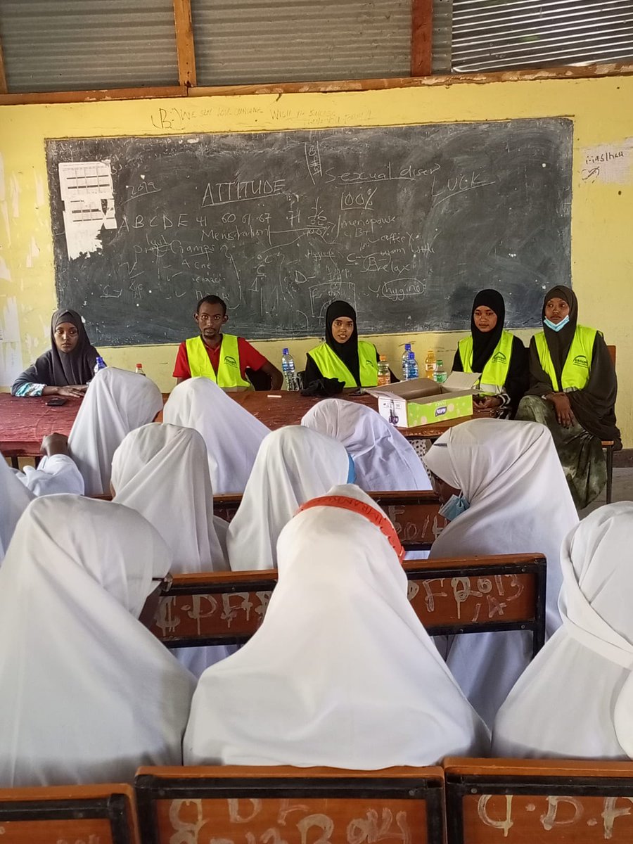 GiveAndGrowCom1's tweet photo. school are safe place with the understanding that a single day a girl,a boy or any youth spends in school reduces exposure and vulnerability to risks. we continue to promote retention in collobaration with other players @Mandera_cgvt
#Someshainitiative
#mitigatingdroughteffects https://t.co/xP2TWlDExd