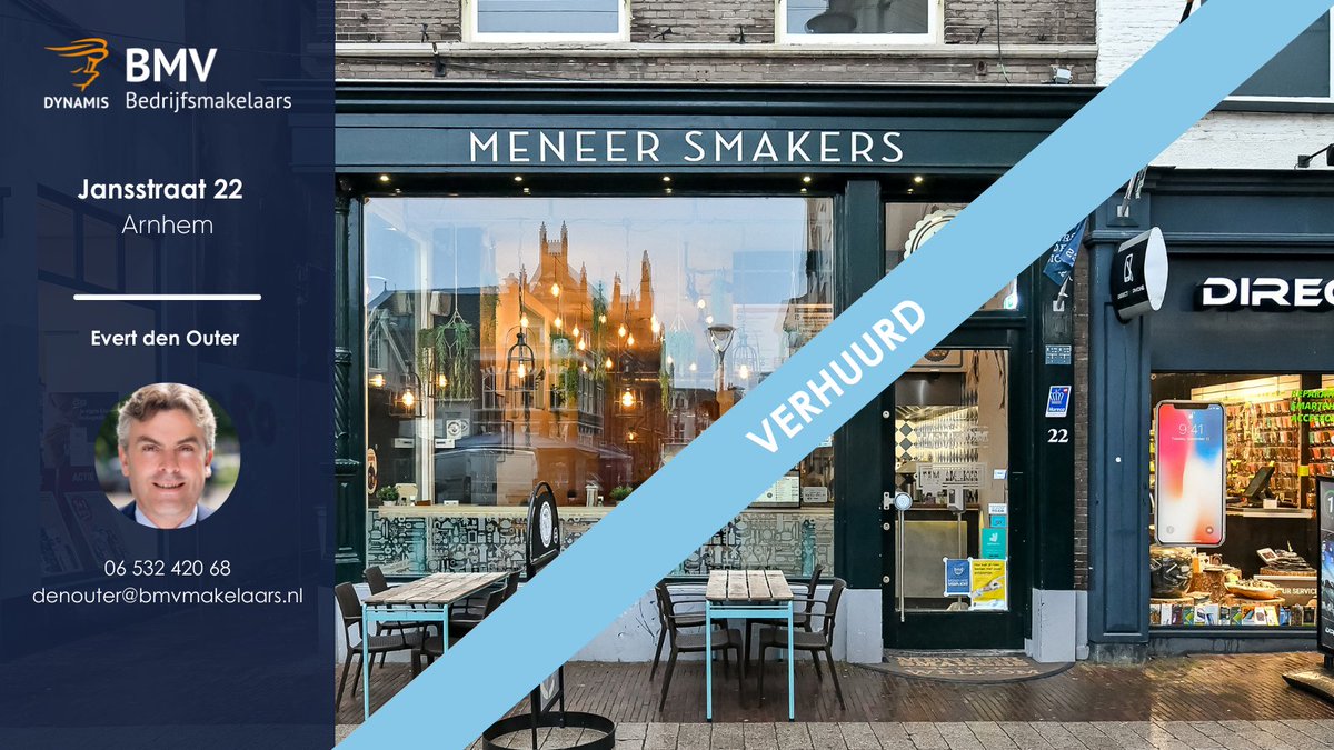 𝗙𝗟𝗙𝗟 𝗸𝗼𝗺𝘁 𝗻𝗮𝗮𝗿 𝗔𝗿𝗻𝗵𝗲𝗺!

ARNHEM – In opdracht van de eigenaar, een particuliere belegger, heeft BMV Winkelmakelaars, partner in Dynamis, een langjarige huurovereenkomst gesloten met FLFL. 

📩 bedrijven@bmvmakelaars.nl 
☎️ 026 355 21 00

#BMVMakelaars #Dynamis